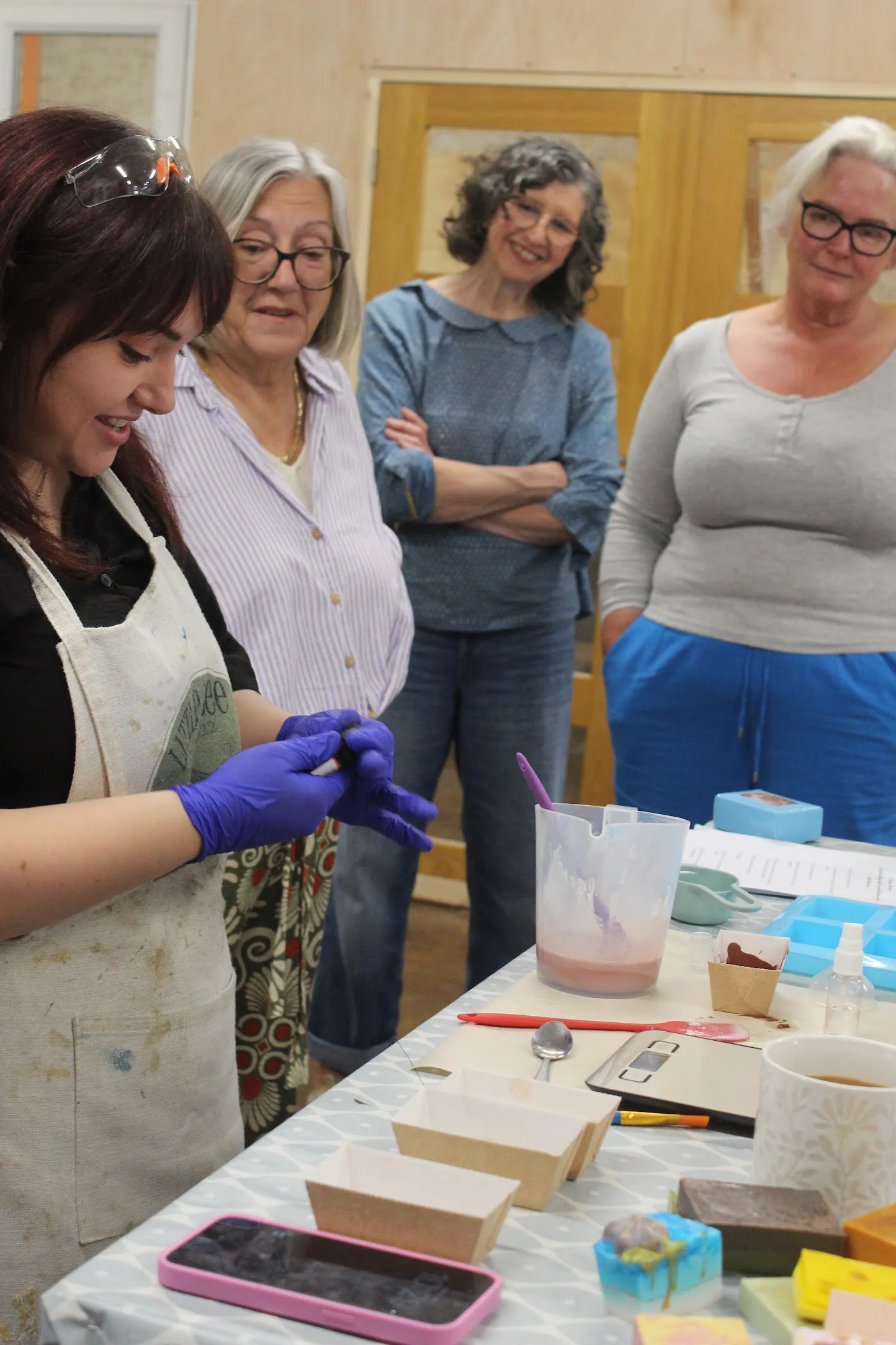 Guests at the workshop table